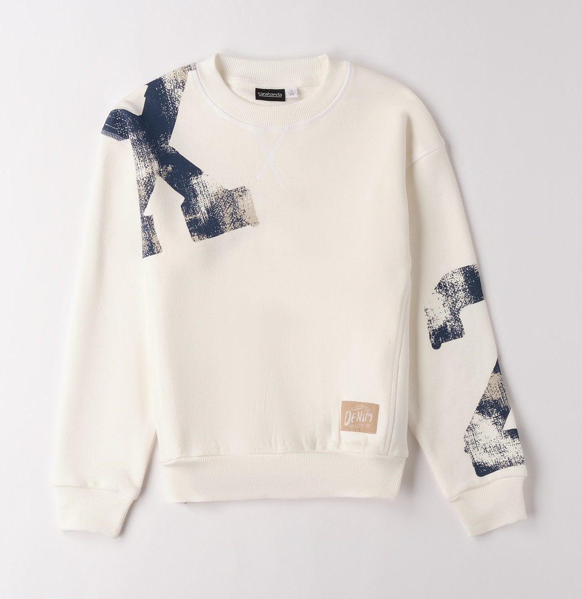 Sarabanda – Felpa ragazzino primaverile in felpa garzata leggera