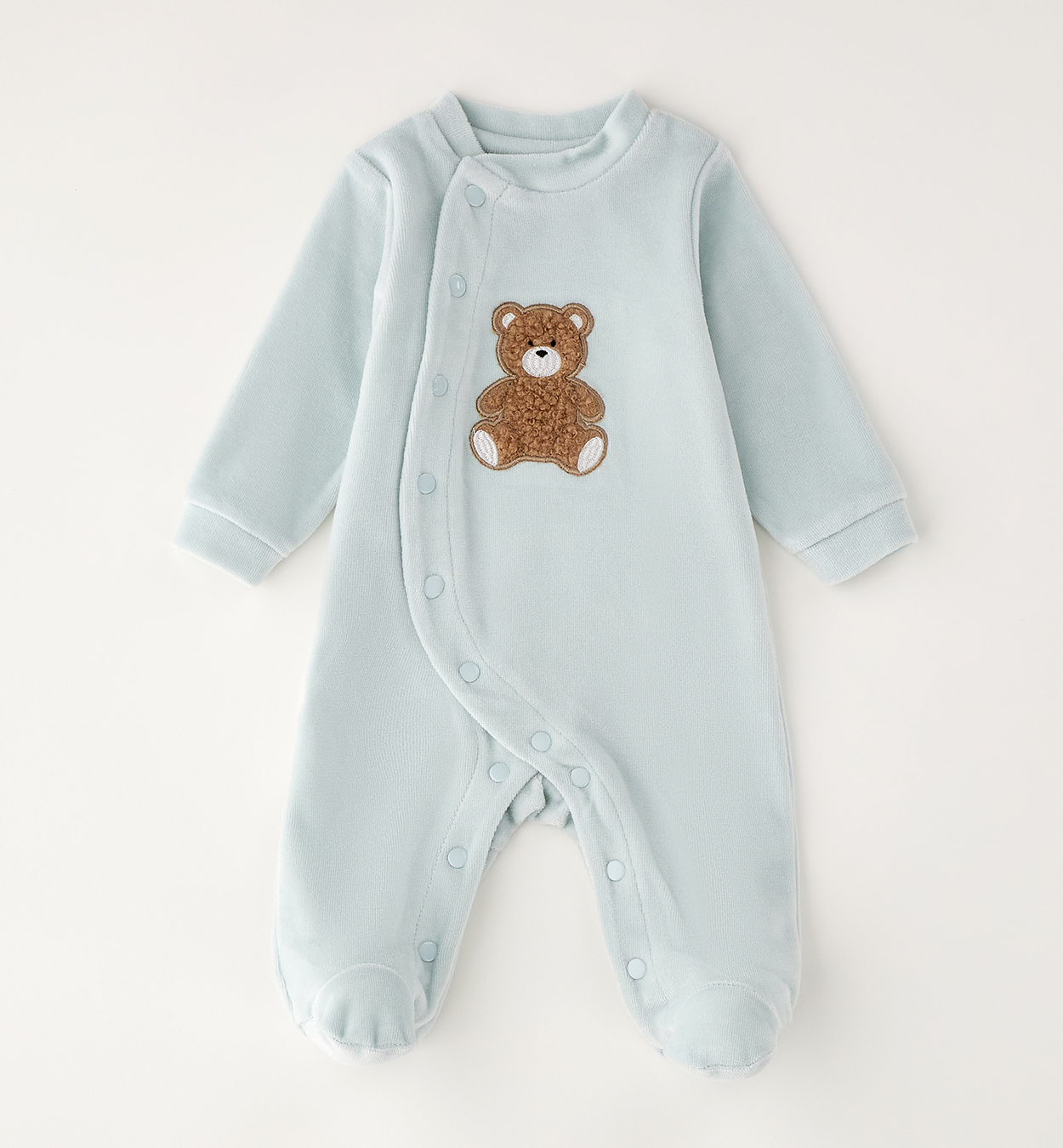 iDO – Tutina neonato in ciniglia