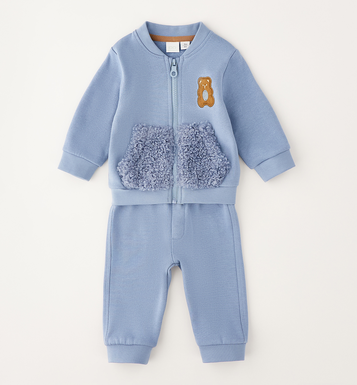 iDO – Tuta baby maschio in felpa