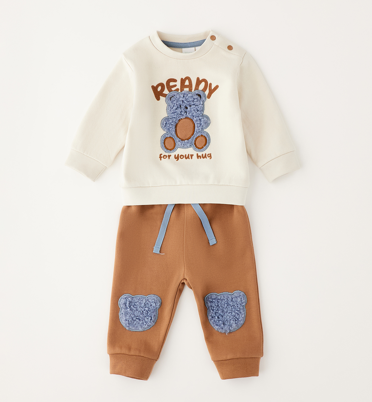 iDO – Tuta baby maschio in felpa