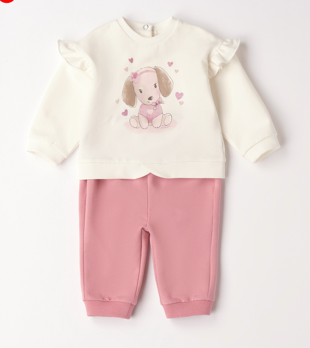 iDO – Tuta baby femmina in felpa