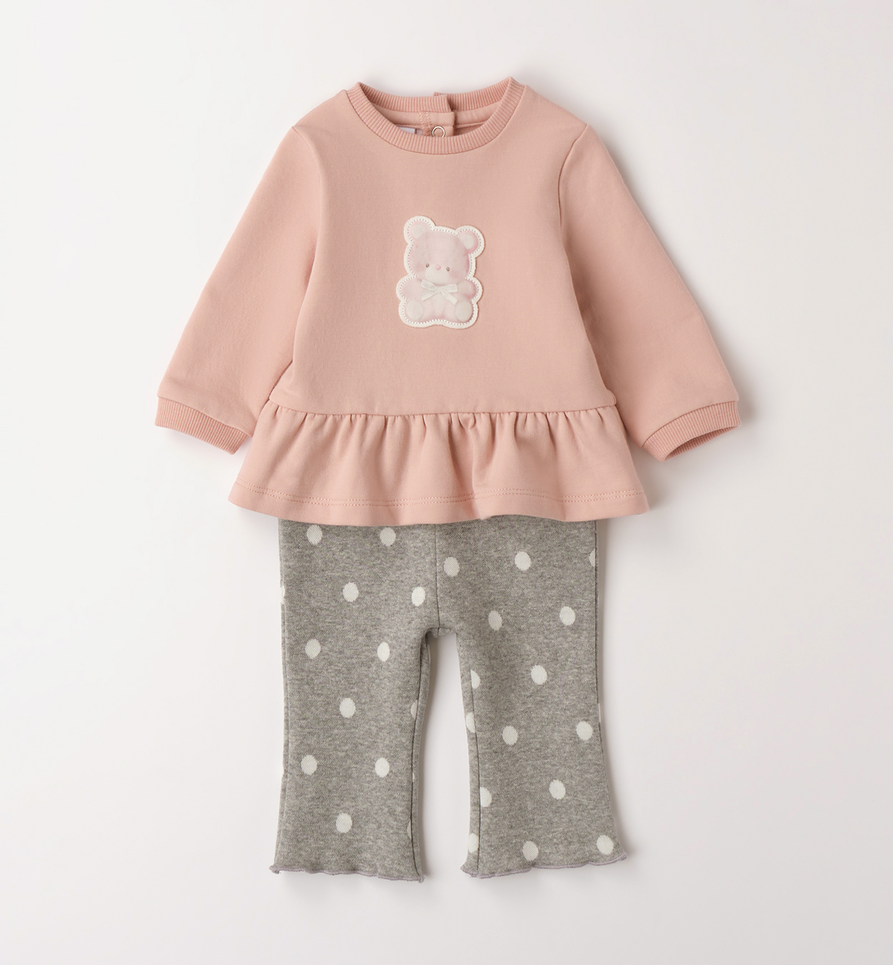 iDO – Completo baby femmina in felpa