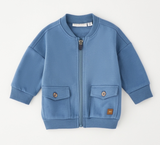 Minibanda – Felpa baby maschio con zip