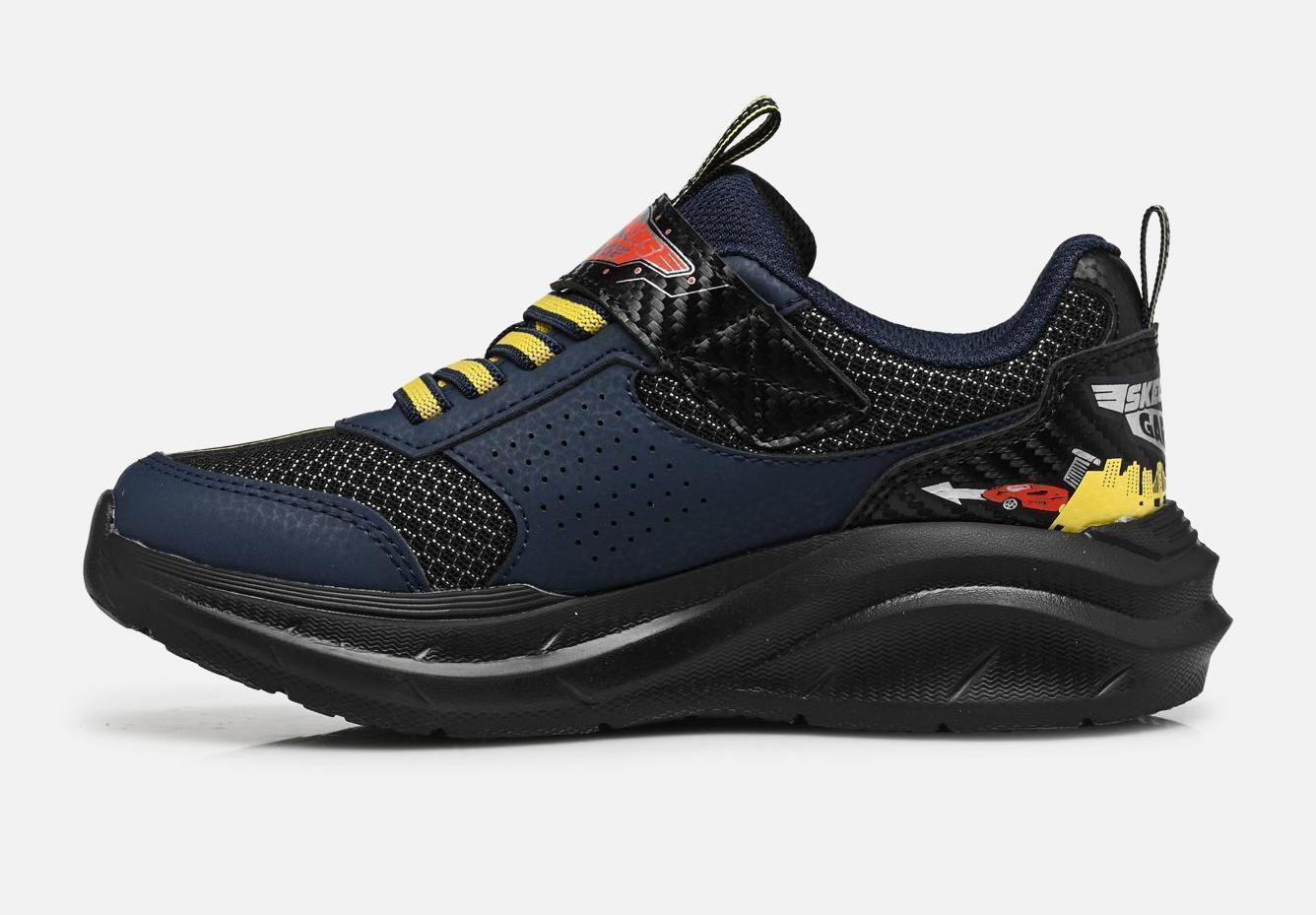 Skechers – Sneaker bimbo con velcro modello “Garage” - immagine 3