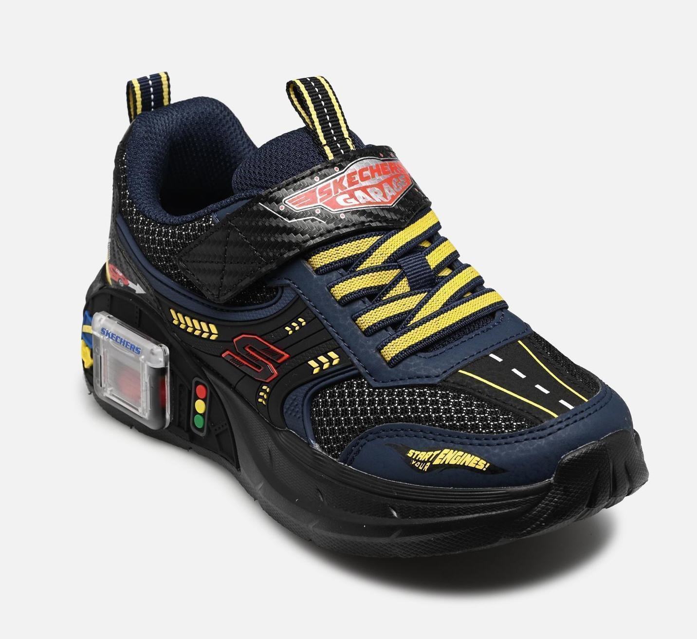 Skechers – Sneaker bimbo con velcro modello “Garage” - immagine 4