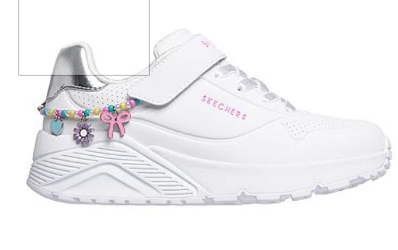 Skechers – Sneaker bimba con velcro modello “Uno Lite Charming Style”