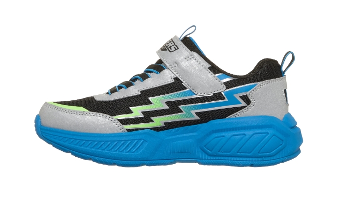Skechers – Sneaker bimbo/ragazzino con velcro modello “Light Storm Prism Tech” - immagine 3