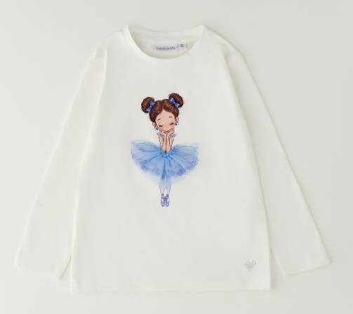 Sarabanda – T-shirt bimba in caldo cotone