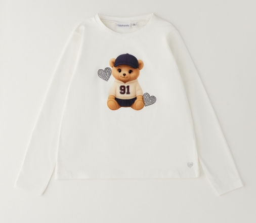 Sarabanda &ndash; T-shirt bimba in caldo cotone